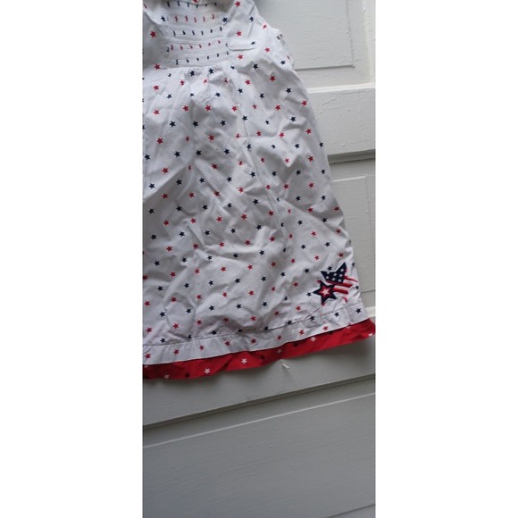 Baby Crew USA Child's  Dress Size 4T Red White Blue July 4th - Picture 3 of 7